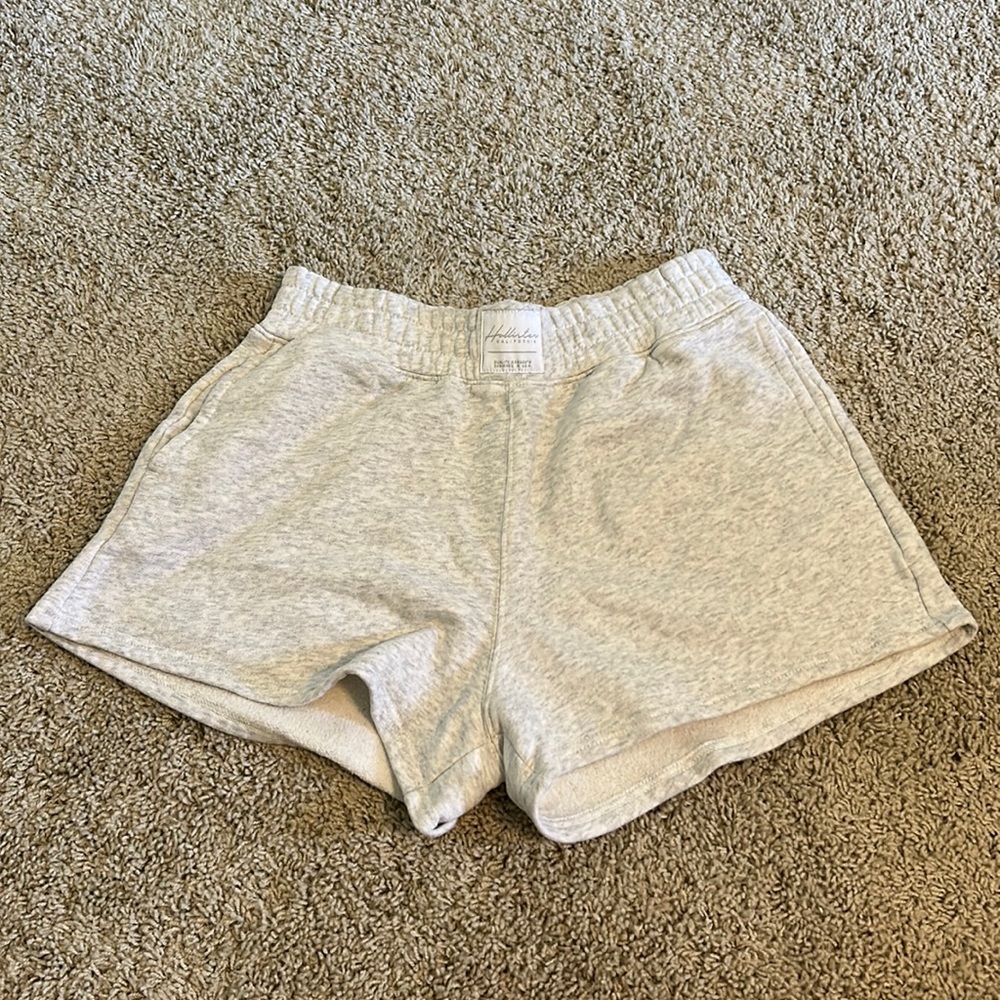 Cotton Hollister white lounge shorts